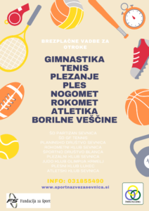 Brezplačne vadbe za otroke